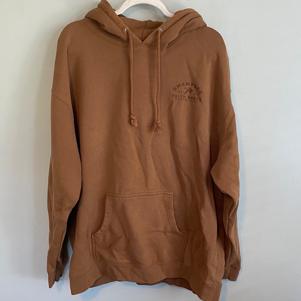 Swampdog Men's Brown Hoodie Sweatshirt Size 3XL